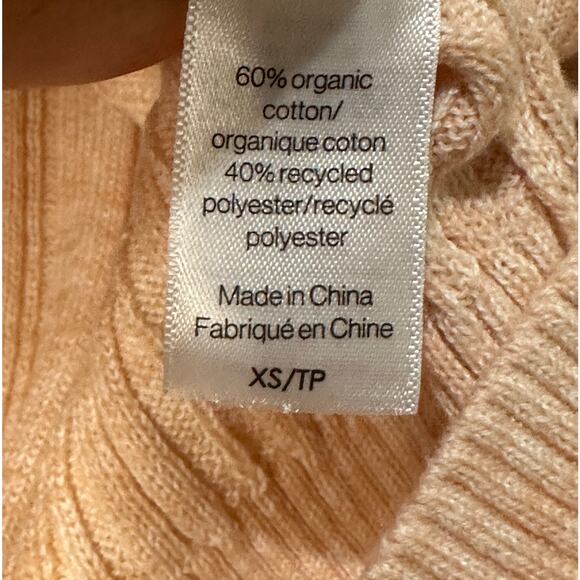 Eberjey Infinite Ribbed Cardigan Sweater Size XS NWT Lightweight Organic Cotton - Picture 16 of 16